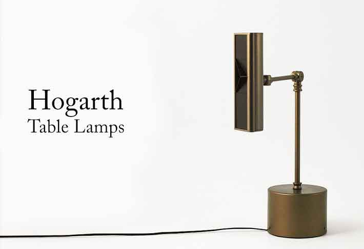 hogarth lighting table lamps bespoke lighting