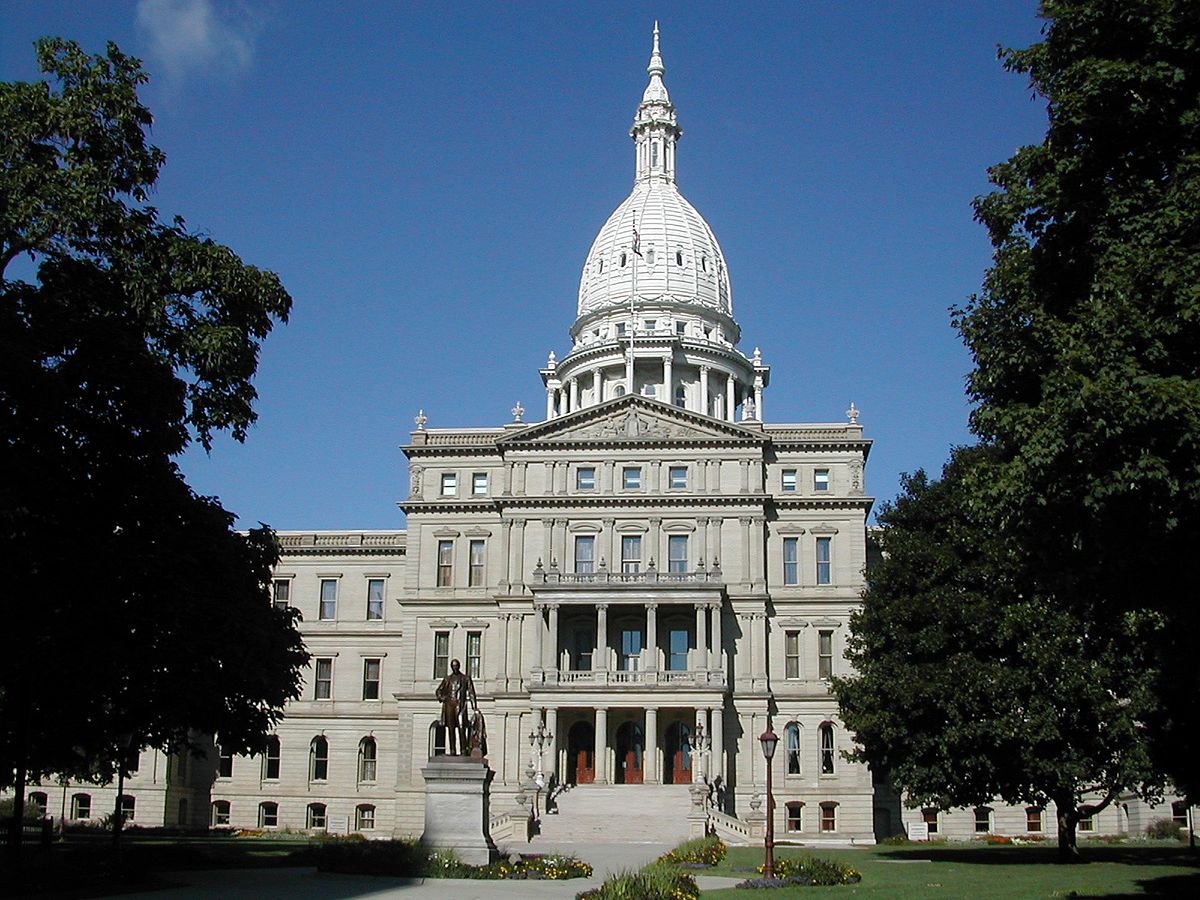 michigan state capitol building renovation picture lights by hogarth lighting