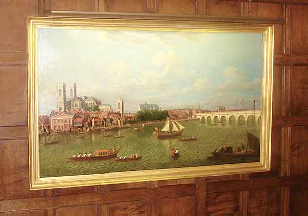 ironmongers hall paintings lit by hogarth lighting