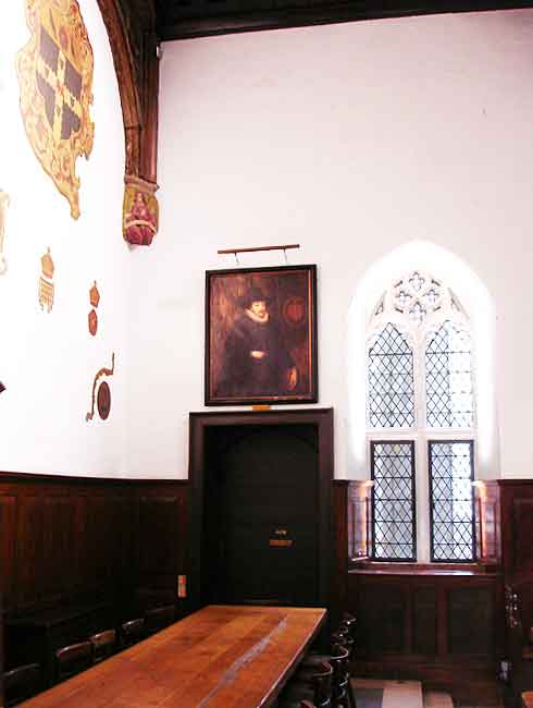 Westminster Abbey 12th Century Hall, portriat lit with Hogarth Classic picture light