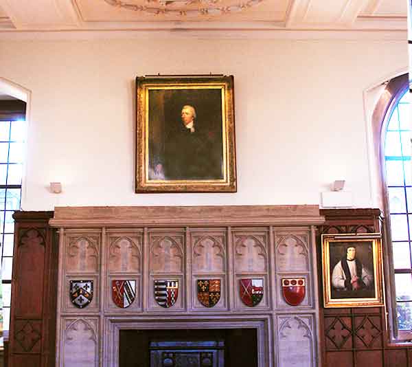 pembroke college large portraits lit by Hogarth Lighting