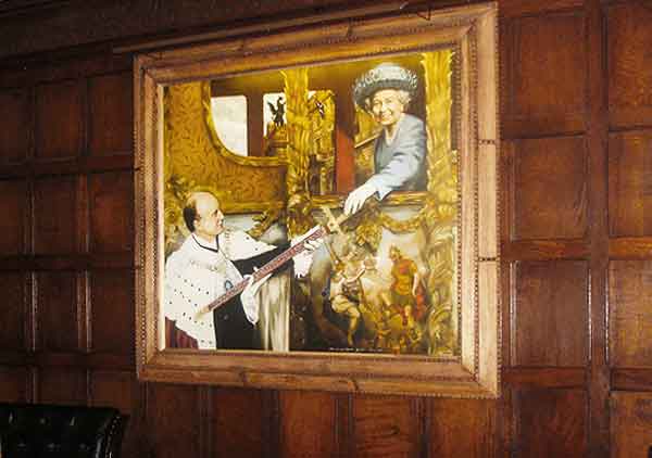 ironmongers hall lighting plan for picture lights from above cornice