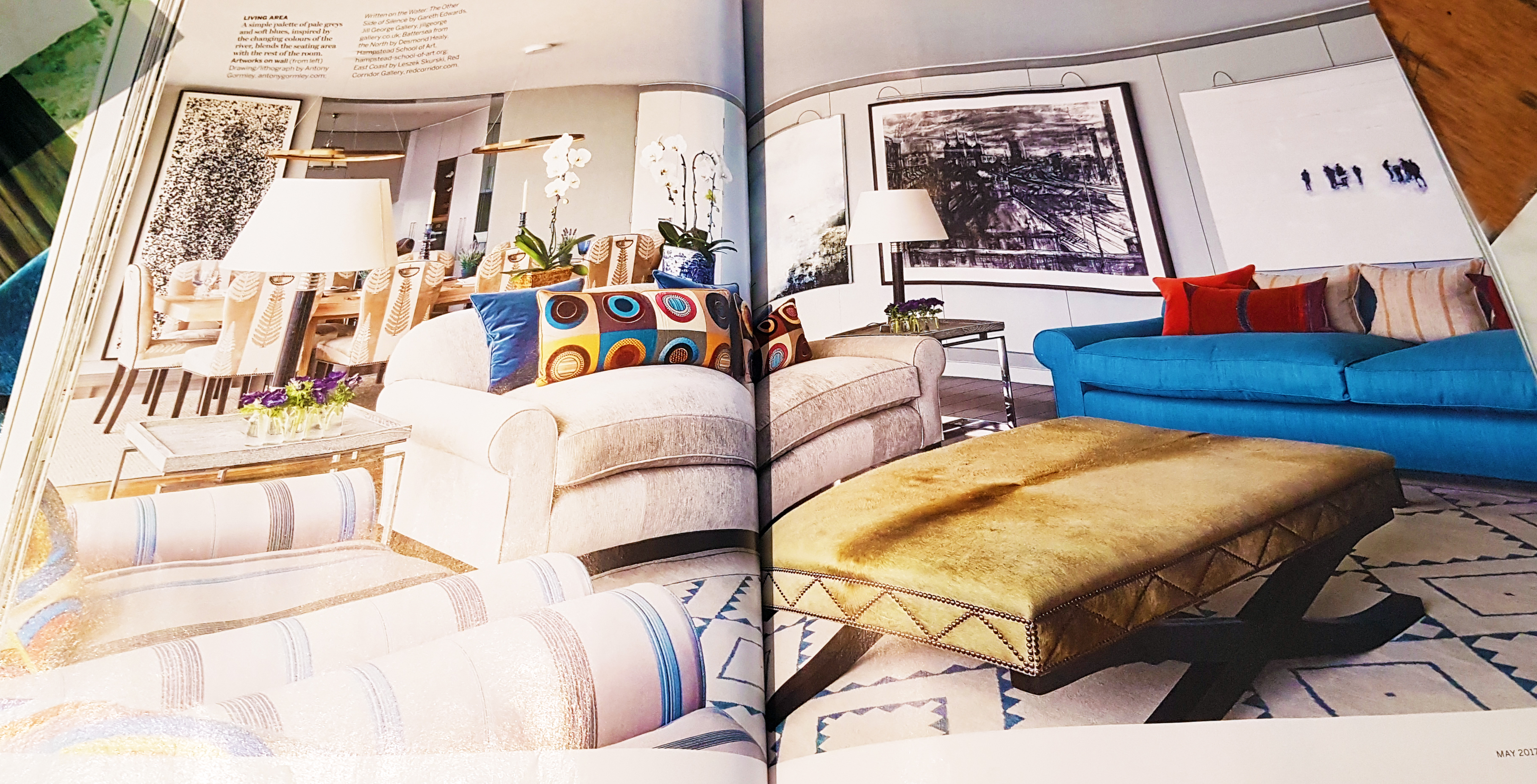 modern lighting press house and gardens magasine apartment by hogarth lighting pencil picture light